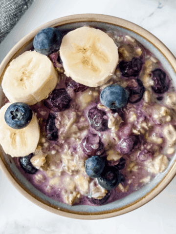 blueberry overnight oats recipe