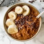 Chocolate Banana Overnight Oats