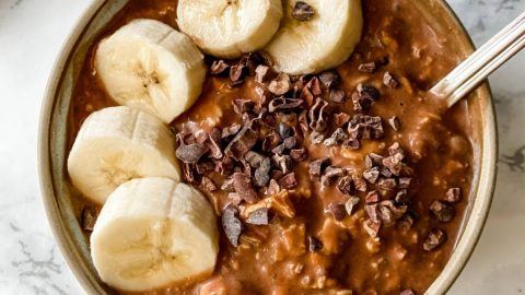 Chocolate Banana Overnight Oats