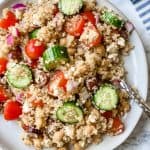 Greek quinoa salad