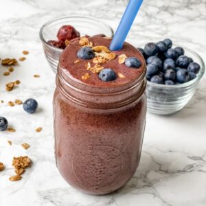 cherry blueberry smoothie