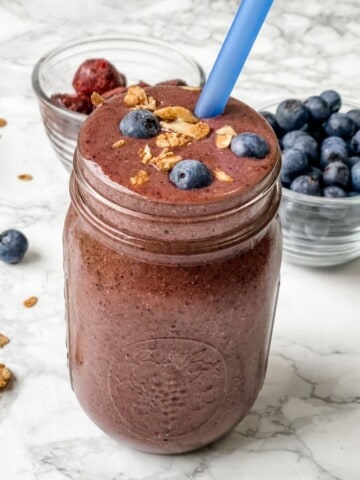 cherry blueberry smoothie