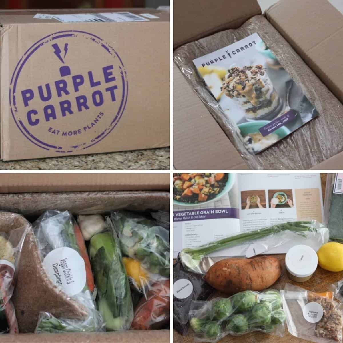 my experience getting meal kits from purple carrot