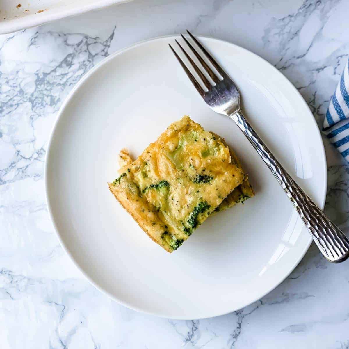 Broccoli Egg Bake Organize Yourself Skinny