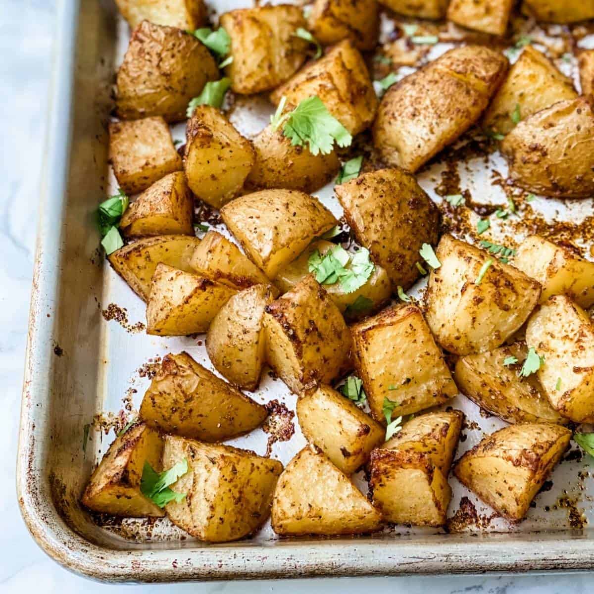 mexican potatoes roasted in the oven