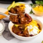 slow cooker chuck roast chili