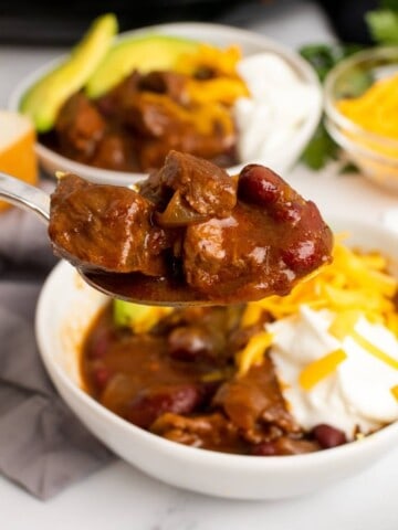 slow cooker chuck roast chili