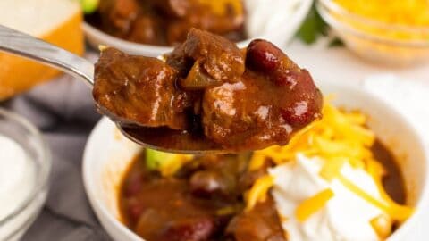 slow cooker chuck roast chili