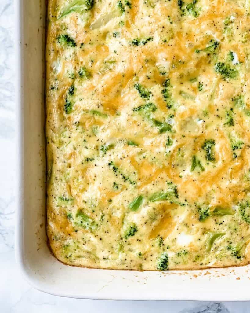 Broccoli Egg Bake Organize Yourself Skinny