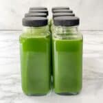 vitamix green juice made using a blender