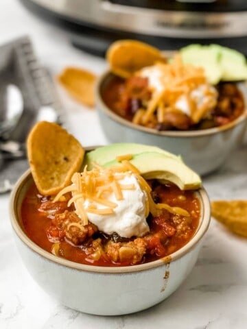 italian sausage chili recipe in the crockpot