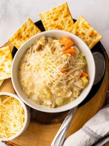 creamy chicken and rice soup recipe