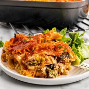 Vegetable Lasagna Recipe to make ahead of time or freeze.
