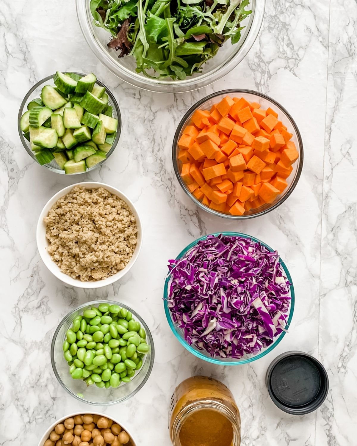 spicy thai salad ingredients.