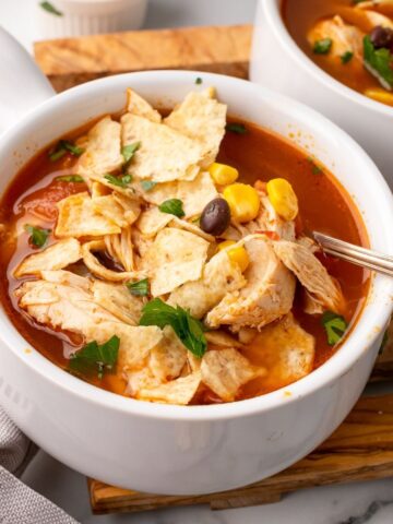 easy chicken tortilla soup