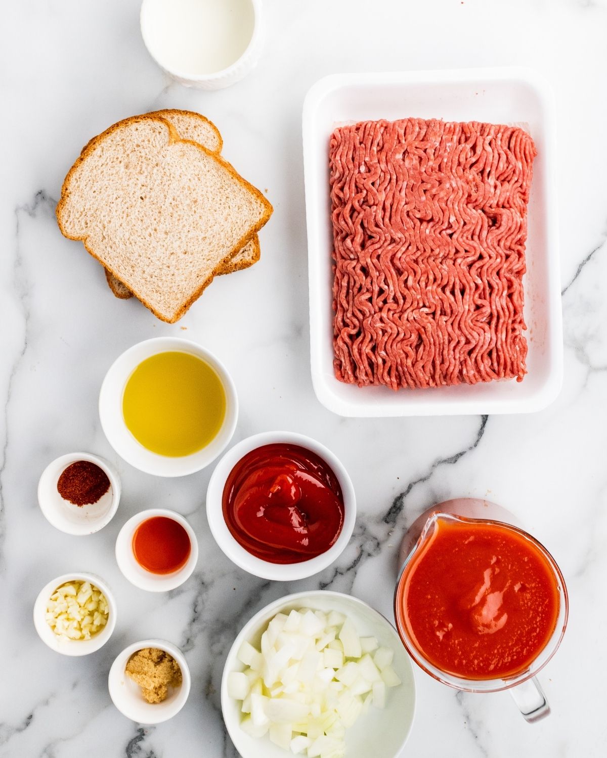 ingredients to make homemade sloppy joes in the crockpot