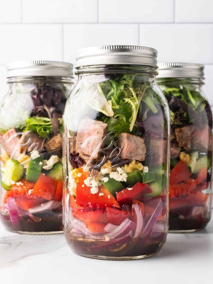 Niçoise Salad in a Jar Recipe - Positively Stacey