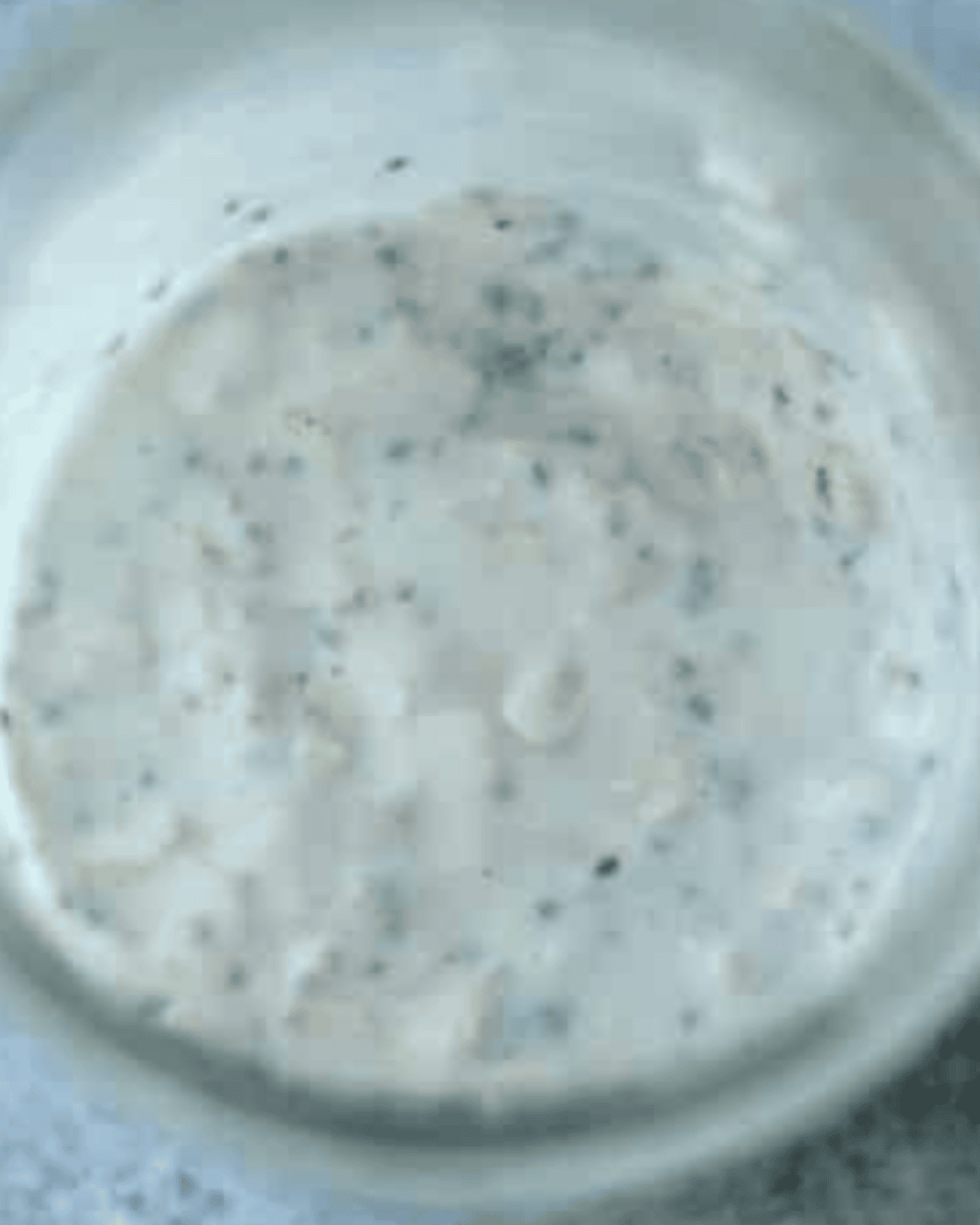 all of the ingredients mixed in the mason jar.