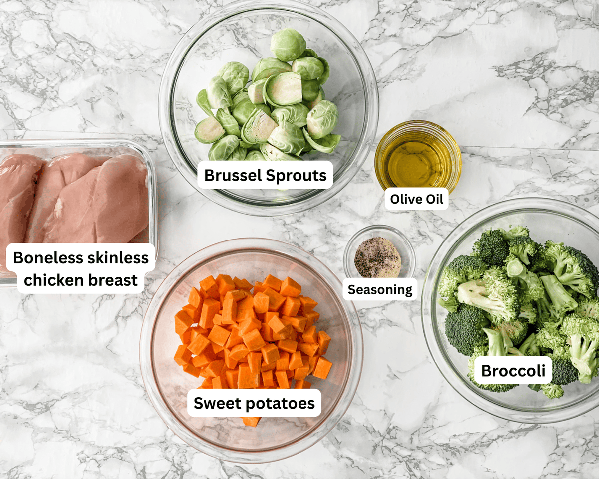 chicken and veggies ingredient picture