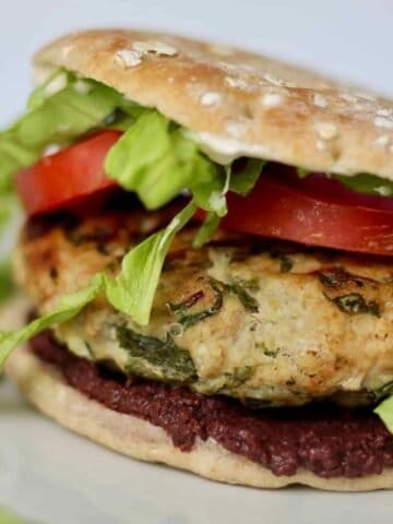 greek turkey burger