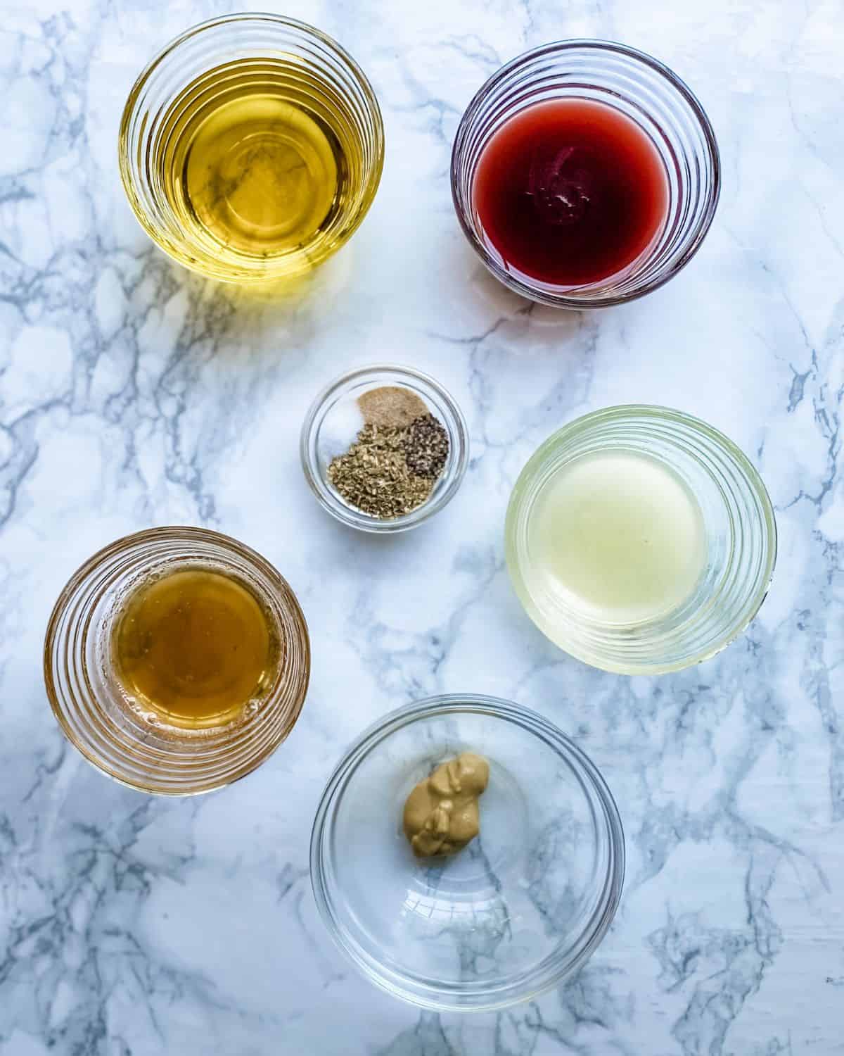 ingredients to make Greek Vinaigrette