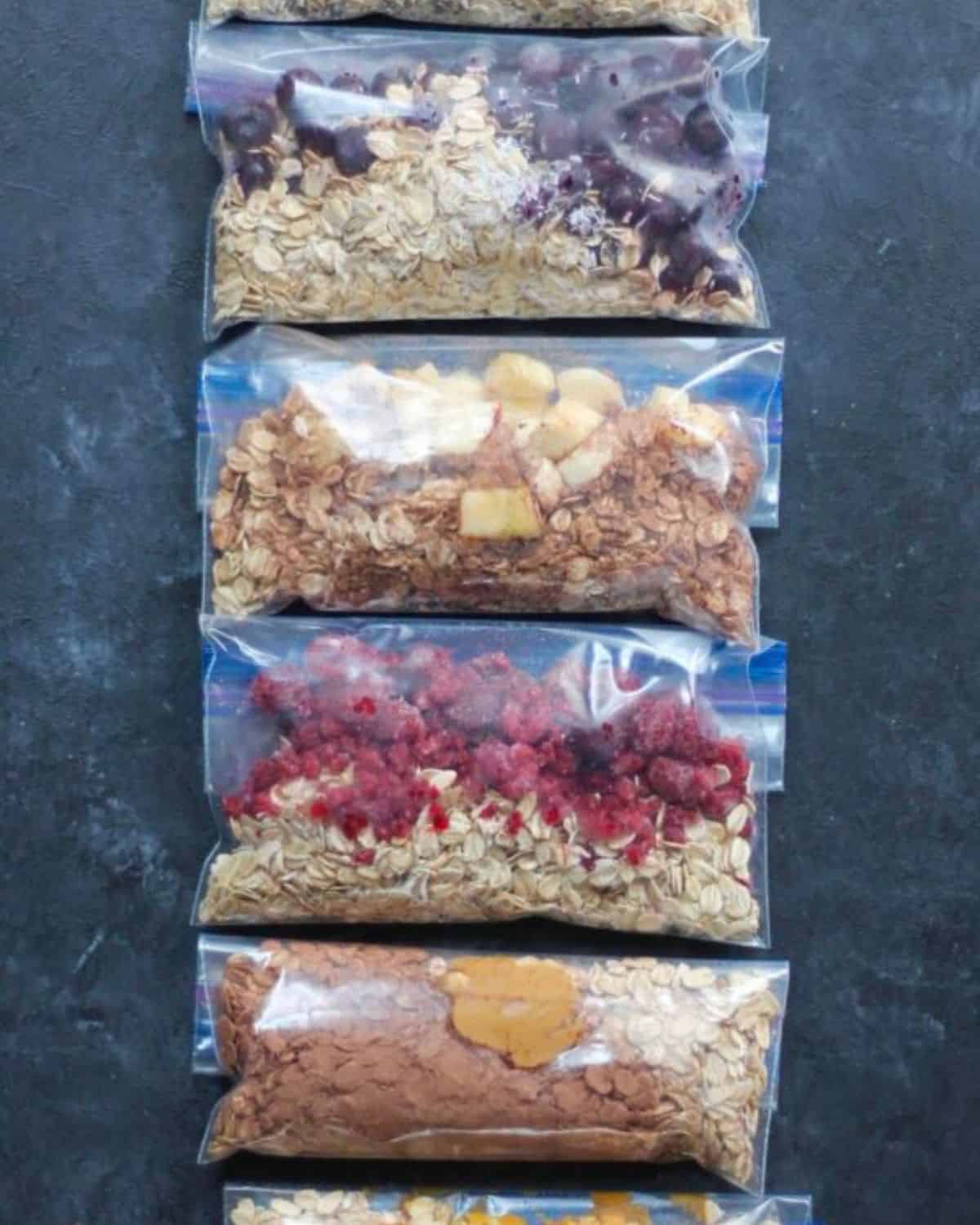 overnight oats meal prep