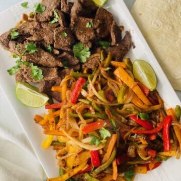 easy steak fajitas