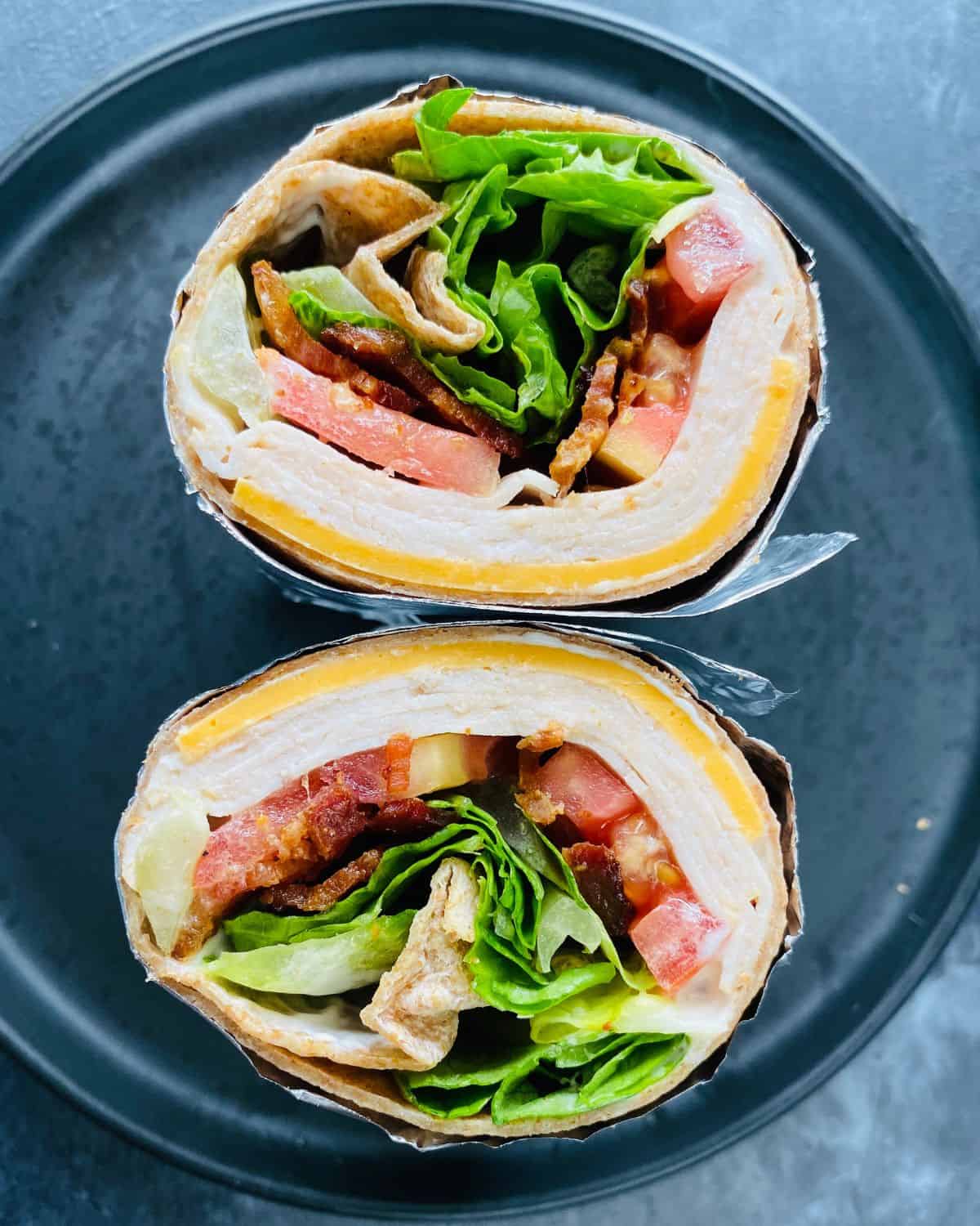turkey wrap with bacon