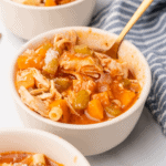 close-up for italian chicken soup