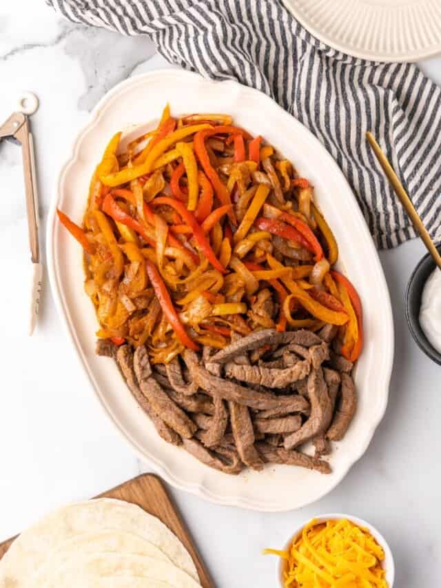 Flank Steak Fajitas Organize Yourself Skinny