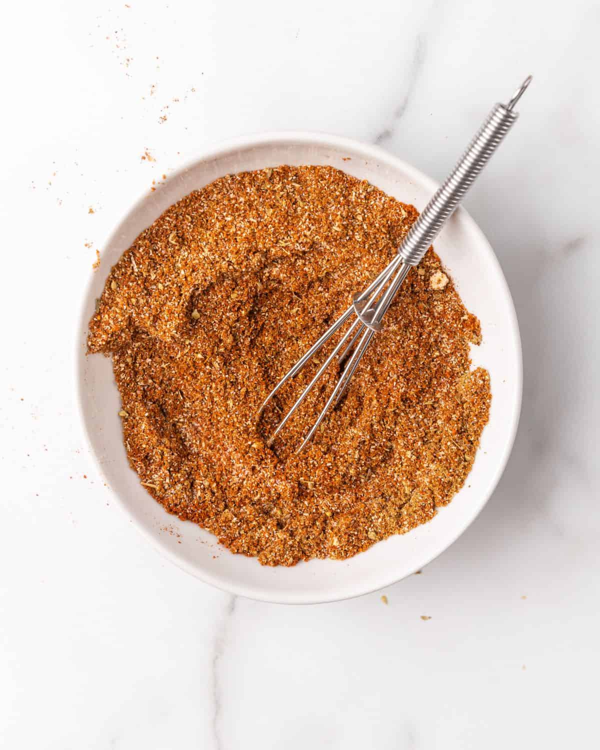 fajita seasoning in a bowl