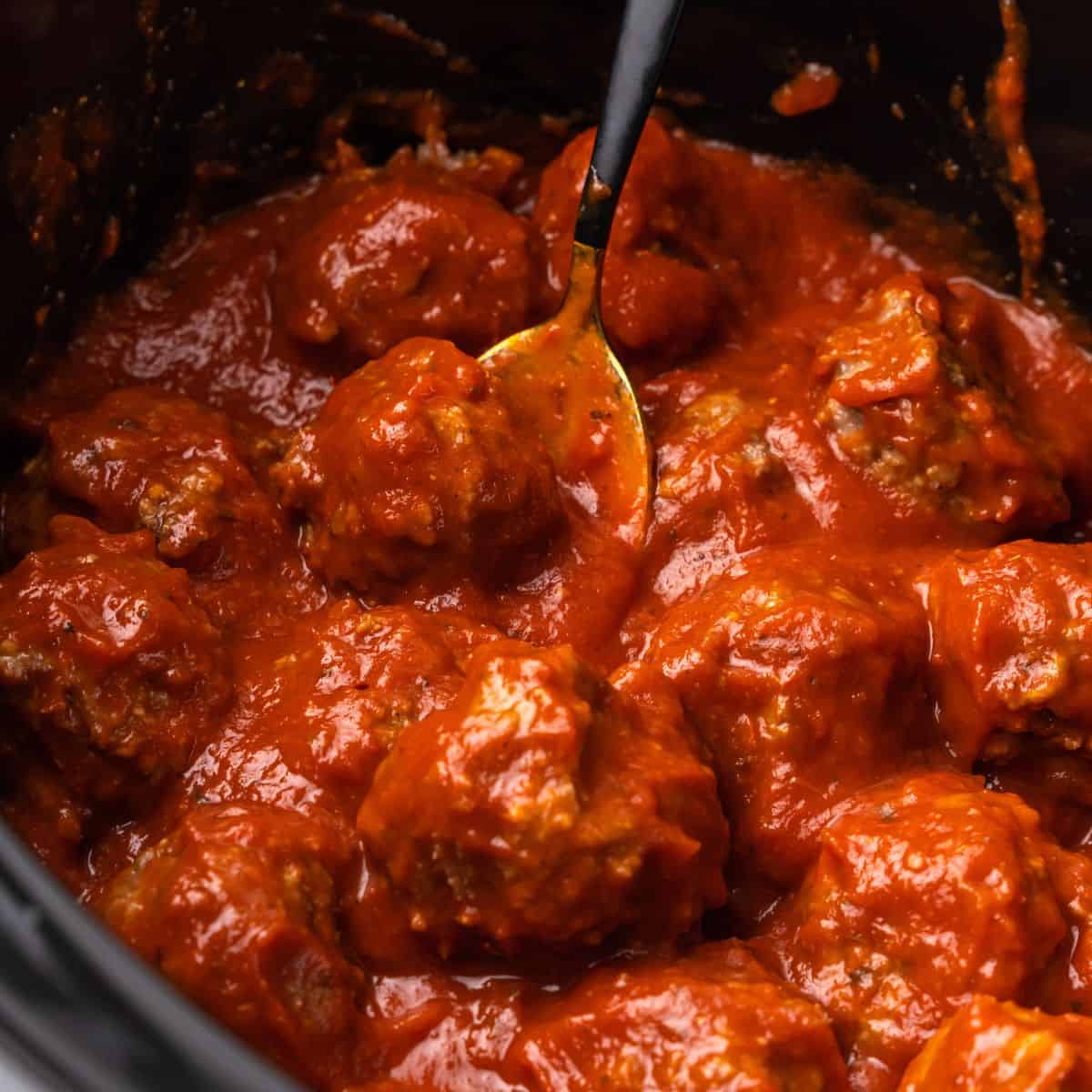 slow cooker ground turkey meatballs.