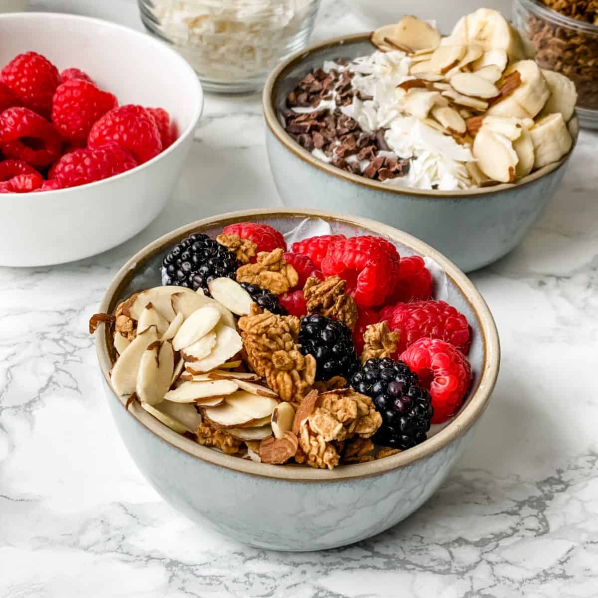 Yogurt Bowls - Organize Yourself Skinny