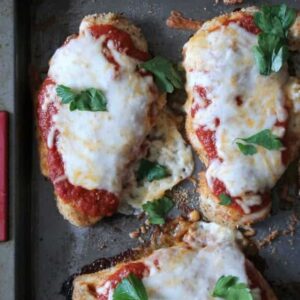 healthy baked chicken parmesan recipe.