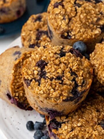 blueberry baked oatmeal cups.
